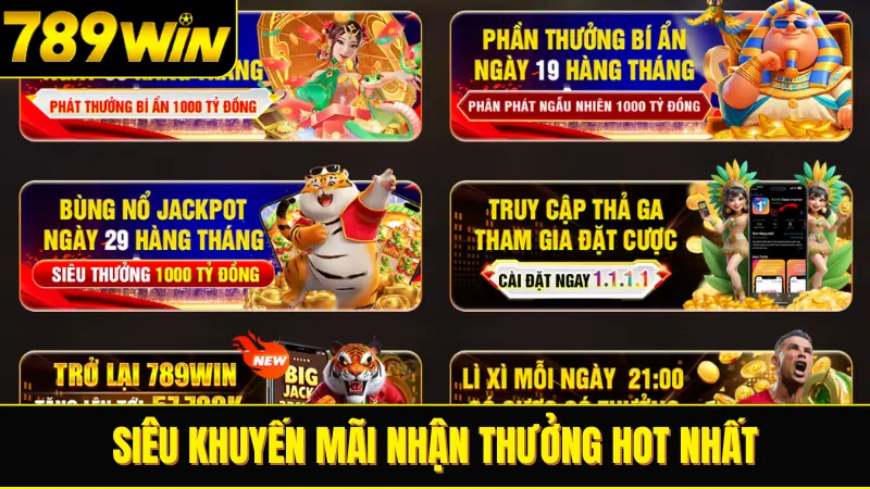 Siêu khuyến mãi nhận thưởng hot nhất