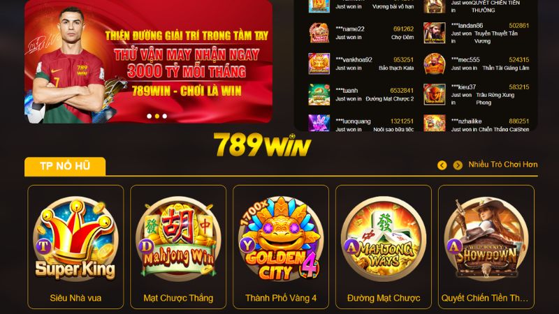TP - Sảnh slot đa dạng chủ đề cá cược